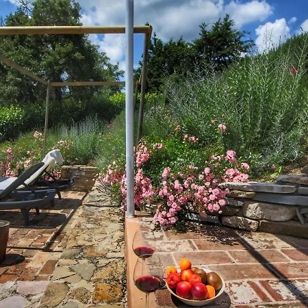 בית נופש Valley-view Farmhouse In With Pool And Bbq *